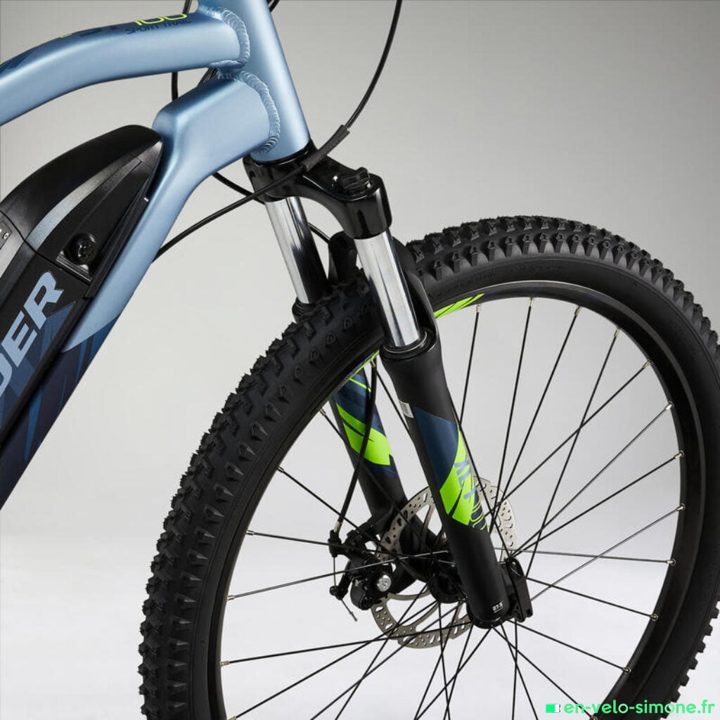 Test et Avis du VTT électrique Rockrider E-ST 100 - Test & Avis 7 Meilleur VTT électrique - Rockrider E-ST 100 - En-velo-simone.fr
