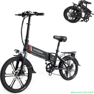 Le vélo électrique pliant le plus compact en 2026: Samebike 20LVXD30 