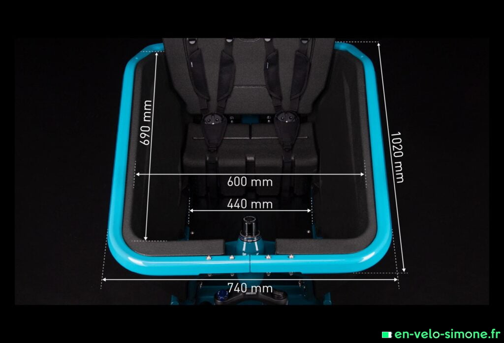 meilleur velo cargo électrique - en-velo-simone.fr - Cube Hybrid Dual 1000