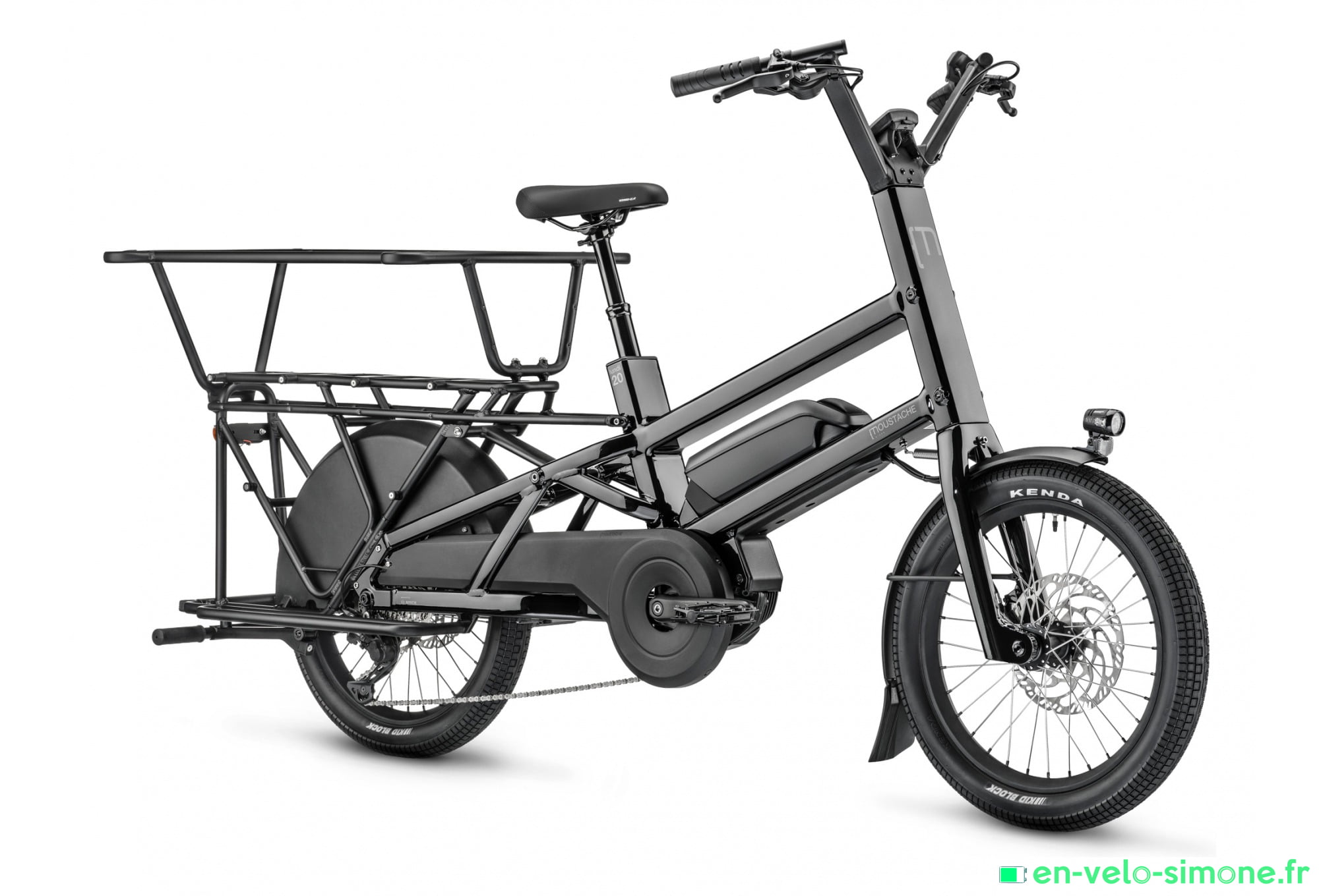 Test et Avis du vélo cargo électrique Moustache Lundi 20.3 - Test & Avis 1 meilleur vélo cargo longtail electrique - en-velo-simone.fr - Moustache Lundi 20.3