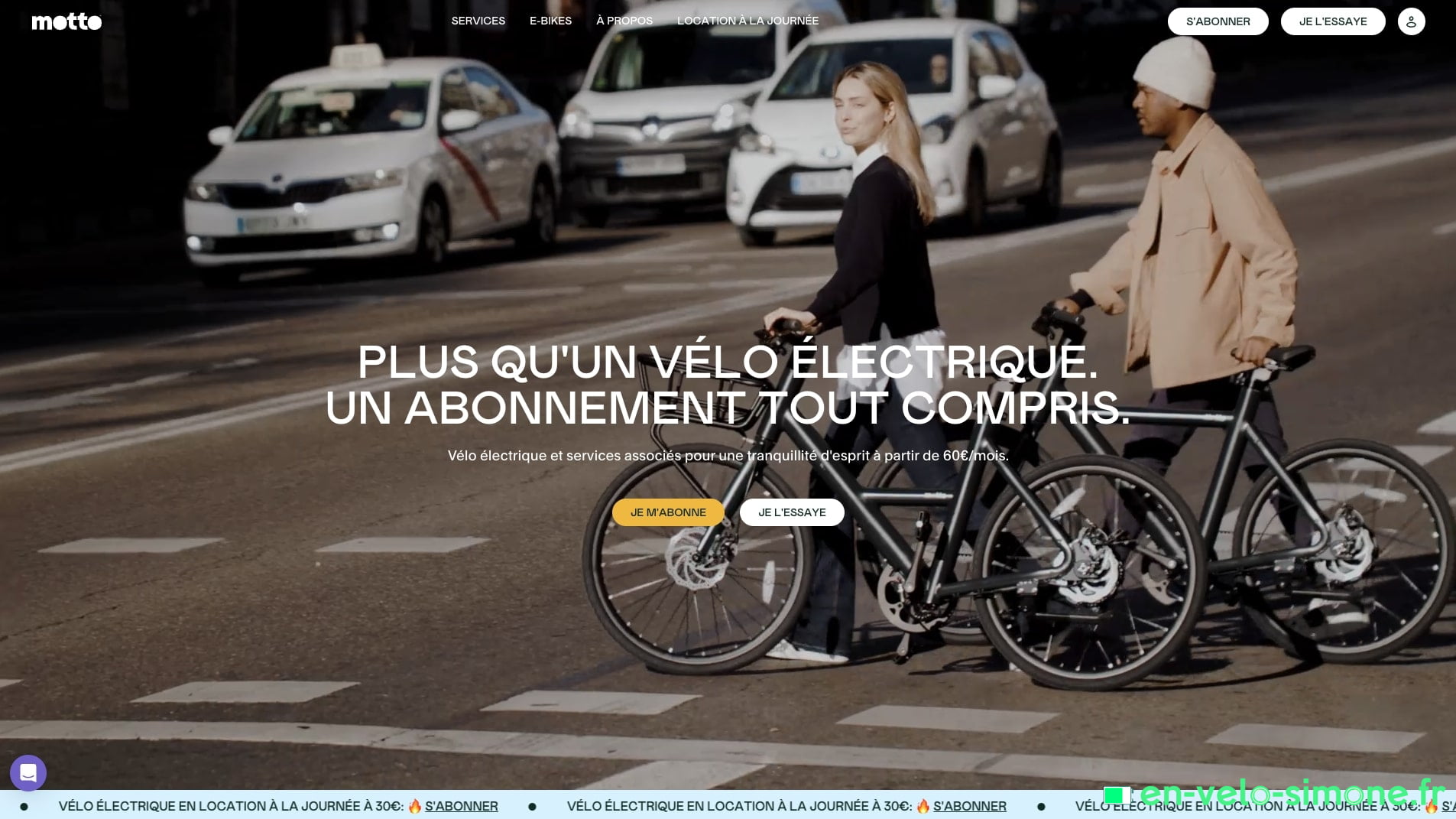 meilleur offre location vélo électrique - en-velo-simone.fr - Motto