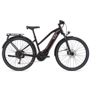VTC Électrique LIV Amiti E2 RideDash Evo Shimano Alivio 9V 500 Wh 700 mm Rosewood_Comparateur meilleur vélo électrique