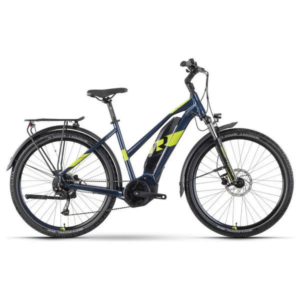 VTC Electrique Raymon CrossRay E 30 Tektro M350 9V 500Wh 275 Bleu 2023_Comparateur meilleur vélo électrique
