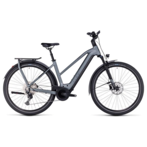 Vélo de Ville Électrique Cube Kathmandu Hybrid Pro 750 Trapeze Shimano Deore 11V 750 Wh 700 mm Gris Flash 2023_Comparateur meilleur vélo électrique