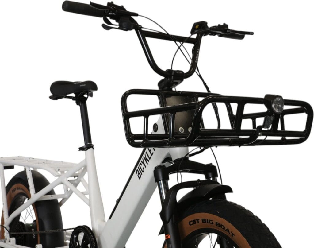 Vélo Cargo Longtail Électrique Bicyklet - meilleur vélo électrique - en-velo-simone.fr
