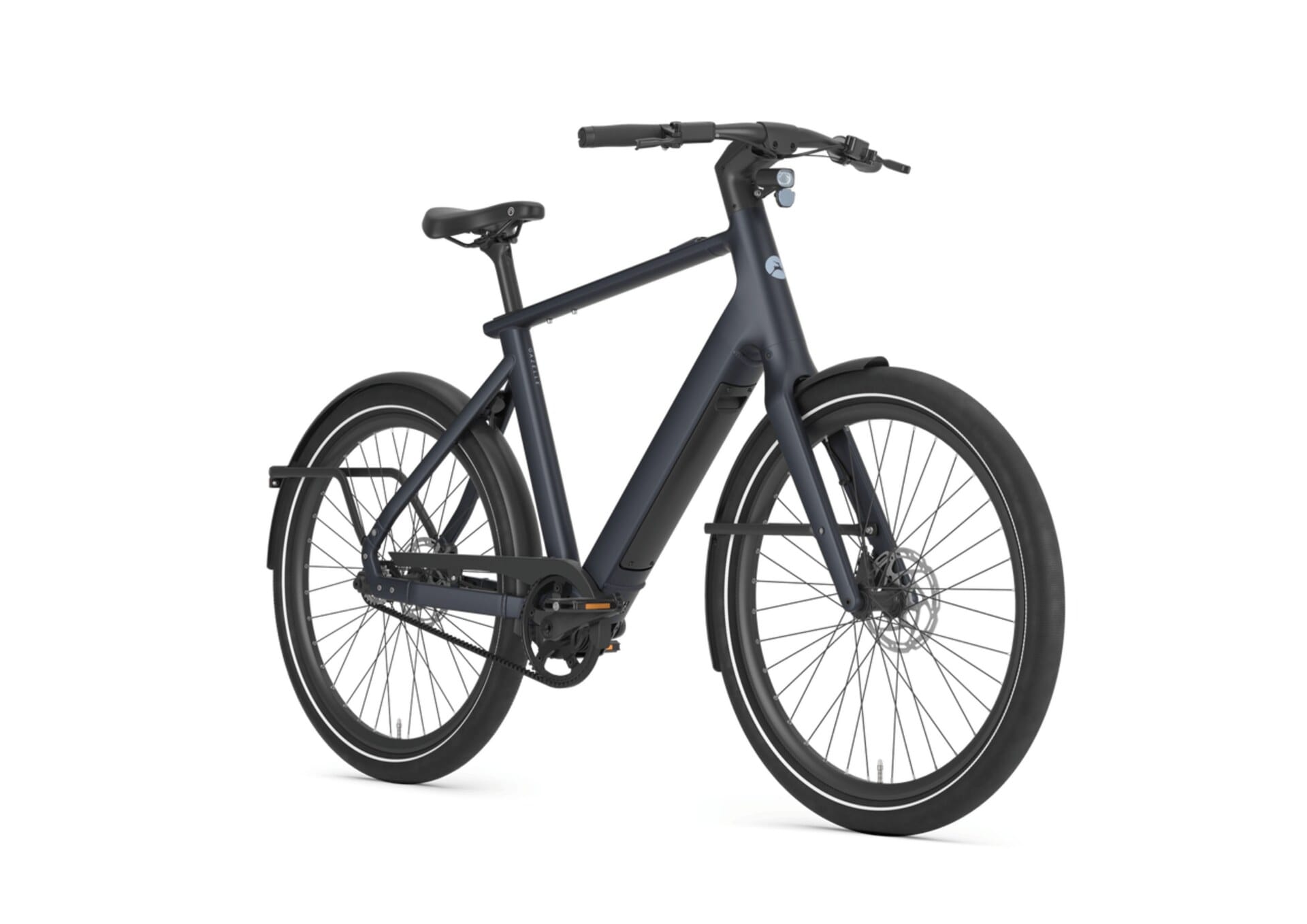 Gazelle Cayo : la révolution des vélos électriques urbains arrive en France - Actualité 1 Vélo électrique urbain Gazelle Cayo C1 en couleur graphite, nouvelle génération de VAE inspirée de VanMoof et Cowboy