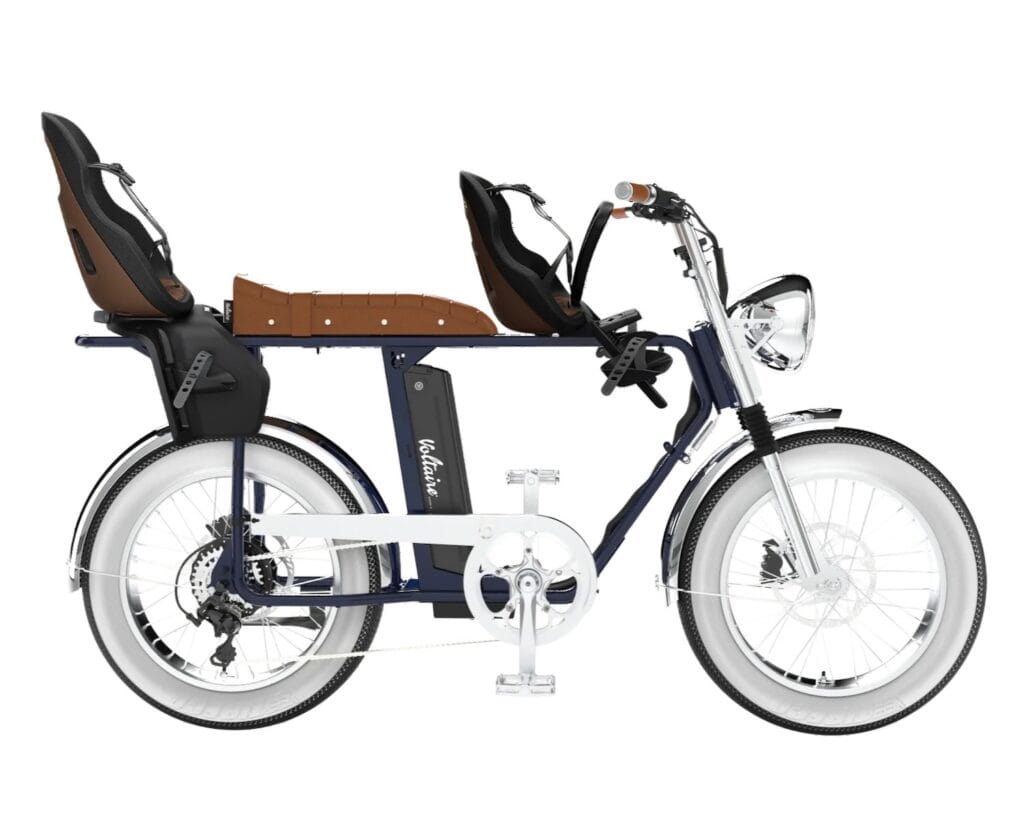 Voltaire Paname Le Fatbike Électrique Français avec le design retro - meilleur vélo électrique - en-velo-simone.fr