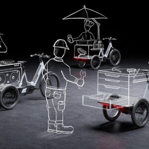 Cube Trike Hybrid : le vélo cargo électrique avec plateforme arrière
