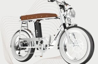 Fatbike électrique familial Voltaire Paname au design rétro présenté sur en-velo-simone.fr