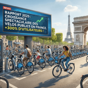 Vélos publics en France : le rapport 2025 dévoile une croissance spectaculaire inattendue