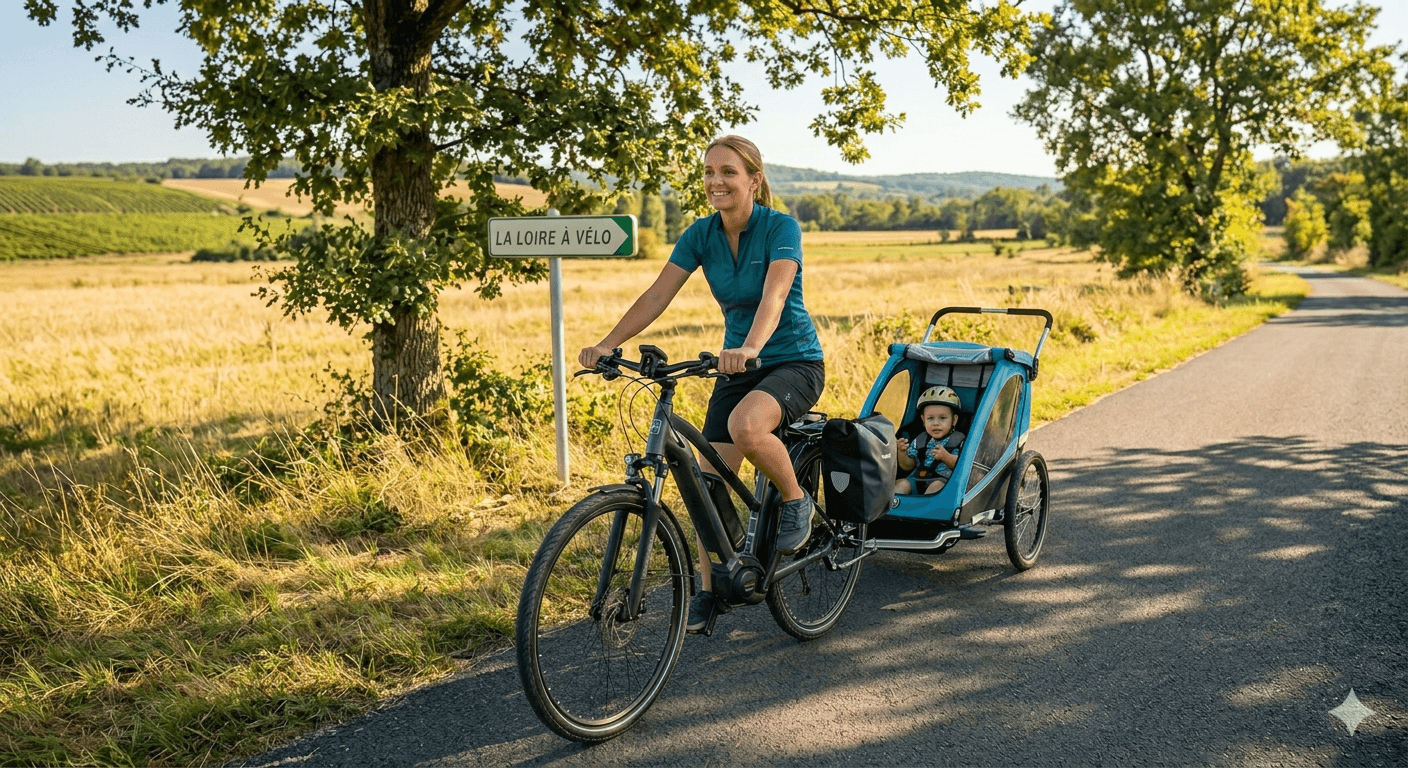 Comment voyager à vélo avec un bébé - en-velo-simone.fr - meilleur vélo électrique