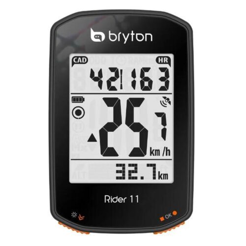 TOP 10 des cadeaux de Noël à petit prix pour un(e) cycliste - Actualité 4 Compteur GPS vélo - Rider 11 E noir